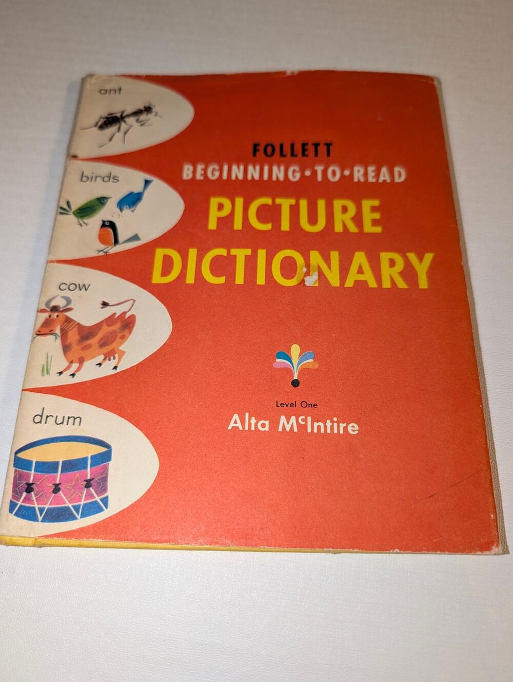 1959 Follett Beginning to Read Picture Dictionary Level One Alta McIntire